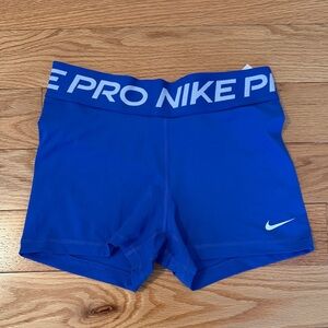 Nike Pro Royal Blue Shorts